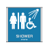 Restroom Unisex Shower Handicap